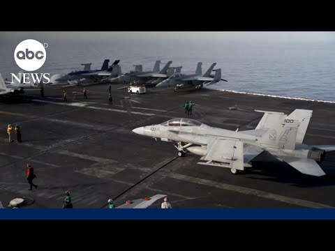 Navy: U.S. fighter jet falls off aircraft carrier and into Red Sea