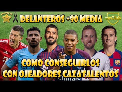 Delanteros +90 Media Como Conseguirlos con Ojeadores Cazatalentos #eFootballPES2020 ⚽