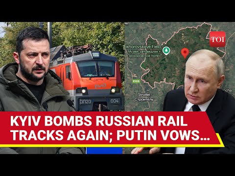 Big! Russia Hit By Another Rail Track Explosion; Belgorod Governor Narrowly Escapes | Putin Boils