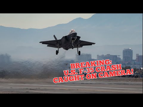 Shocking F-35 Crash in Alaska: Footage of U.S. Fighter Jet Plummeting &amp; Exploding at Eielson AFB!