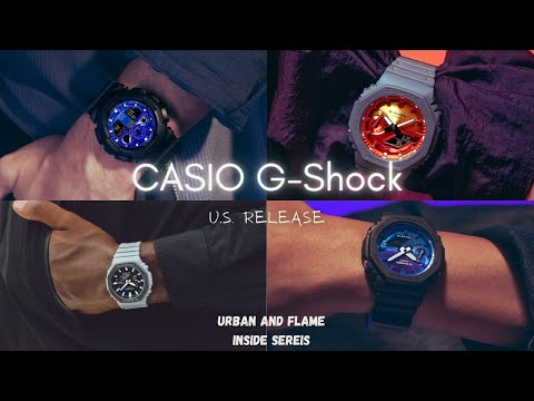 NEW CASIO G-SHOCK ARRIVALS IN THE US: Urban Utility &amp; Flame Inside!