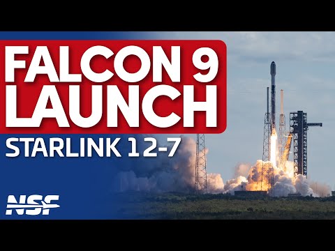 🚀SpaceX Falcon 9 Launches Starlink 12-7