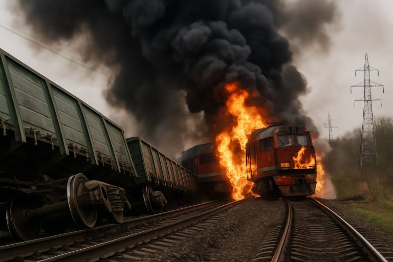 Chaos na rosyjskich kolei: Kolejny śmiertelny sabotaż wstrząsa Belgorodem, eskalując napięcia na Ukrainie